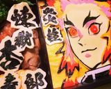 鬼滅の刃　煉獄杏寿郎キャラ弁作り方10写真