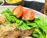 焼肉メインでガーリックライスワンプレート作り方4写真