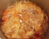 圧力鍋で時短、牛肉薄切りでカルビクッパ作り方9写真