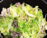 カレーとマヨで炒め物作り方2写真