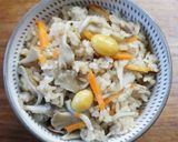 舞茸ごはん（ぎんなん入り）作り方6写真