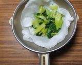ヨウサマの減塩チンゲン菜の中華あんかけ作り方1写真