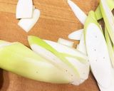 カンタン♪ベジ☆マコモきんぴら作り方2写真