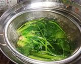 生姜が香る　ほうれん草おひたし作り方1写真