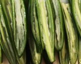 オクラとしらすのだし煮〜離乳食中期7ヶ月作り方3写真