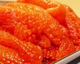 プロの裏技【いくら 醤油漬け】早い簡単作り方1写真