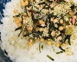 お茶漬けの素●増量刻み海苔のワサビ茶漬け作り方1写真