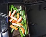 お弁当★アスパラとさつま揚げゴマポン酢作り方2写真