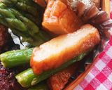 お弁当★アスパラとさつま揚げゴマポン酢作り方6写真