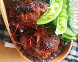 お弁当★簡単煮込みハンバーグ&ピザチーズ作り方10写真