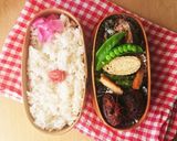 お弁当★簡単煮込みハンバーグ&ピザチーズ作り方11写真