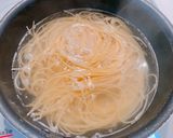 ★小松菜とベーコンしめじの和風パスタ★作り方4写真