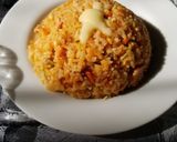 白菜、えのき、チャーシュー、卵液、炒飯♡作り方4写真