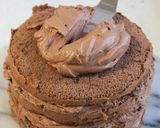 ラムレーズンのくちどけショコラケーキ作り方22写真