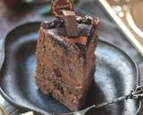ラムレーズンのくちどけショコラケーキ作り方36写真