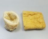油揚げ七変化⑥キツネのお猪口ピザ。作り方1写真