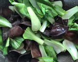 簡単♪きくらげと青梗菜の卵炒め（中華風）作り方5写真
