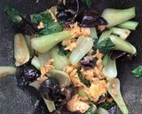 簡単♪きくらげと青梗菜の卵炒め（中華風）作り方7写真