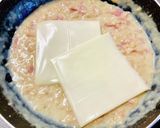 濃厚カルボナーラオートミールリゾット風♡作り方13写真
