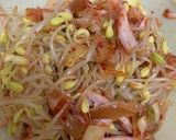 簡単糖質オフ☆豆もやしの満足サラダ作り方3写真
