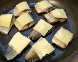 塩さば青ねぎチーズ。作り方2写真