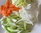 簡単！韓国風ピリ辛ヘルシーパスタ作り方1写真