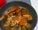 ♪ゴロゴロかぼちゃと鶏肉の煮物♪作り方7写真