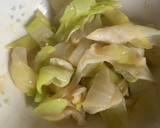 【減塩】白菜と長ネギのからし酢味噌作り方3写真
