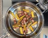 そば粉ガレット舞茸さつま芋厚切りベーコン作り方4写真