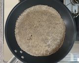 りんごと水菜のたっぷり胡麻ガレット作り方4写真