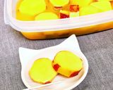 ほっこり甘酸っぱい♢さつま芋のオレンジ煮作り方3写真