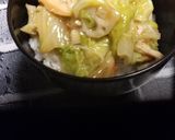 白菜とチャーシューの中華丼&卵焼き☆作り方5写真
