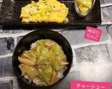 白菜とチャーシューの中華丼&卵焼き☆作り方6写真