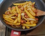 ジャガ玉ウインナーのカレー粉炒め！作り方7写真