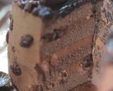 ラムレーズンのくちどけショコラケーキ作り方35写真