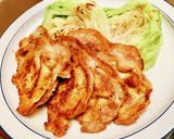 ボリューム満点！豚薄切り肉カレーチーズ焼作り方4写真