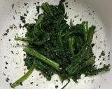 ☆春菊 のおひたし (胡麻 めんつゆ)作り方3写真