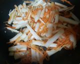 お弁当に。大根のきんぴら作り方1写真