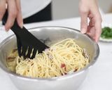 カリカリきざみ梅としらすのパスタ作り方3写真