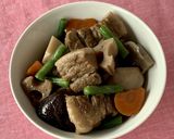 定番！美味しい！豚肉で絶品基本の筑前煮作り方8写真