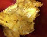ブロッコリーと鶏胸肉の中華卵炒め作り方1写真