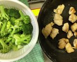 ブロッコリーと鶏胸肉の中華卵炒め作り方2写真