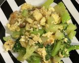 ブロッコリーと鶏胸肉の中華卵炒め作り方4写真