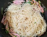 お茶漬けの素でそうめんチャンプルー作り方3写真
