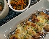 豚とブロッコリー芯のマヨチーズ焼き作り方6写真