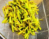 実は美味しい！さつまいもの蔓のきんぴら作り方2写真
