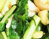 美味！カブの葉とアゲの煮物♡作り方5写真