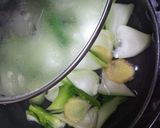 チンゲン菜のあったか豆乳煮作り方2写真