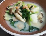 チンゲン菜のあったか豆乳煮作り方5写真