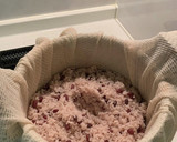圧力鍋、中す使用の栗おこわ(お赤飯)作り方9写真